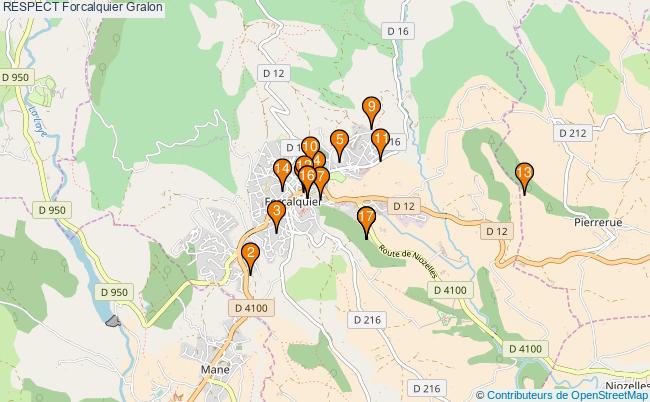 plan RESPECT Forcalquier Associations RESPECT Forcalquier : 19 associations