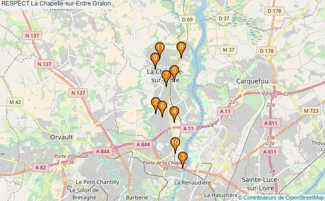 plan RESPECT La Chapelle-sur-Erdre Associations RESPECT La Chapelle-sur-Erdre : 10 associations