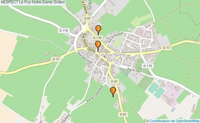 plan RESPECT Le Puy-Notre-Dame Associations RESPECT Le Puy-Notre-Dame : 3 associations