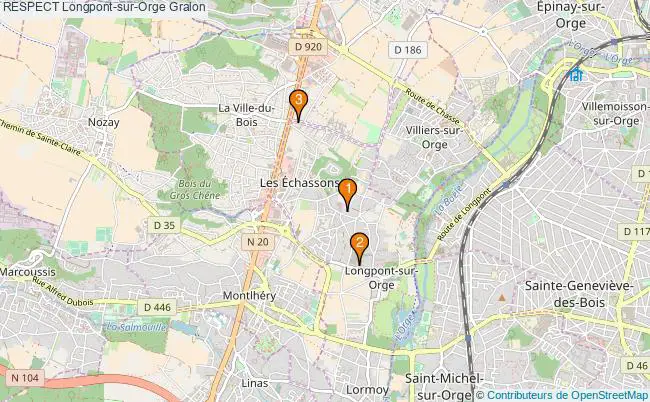 plan RESPECT Longpont-sur-Orge Associations RESPECT Longpont-sur-Orge : 3 associations