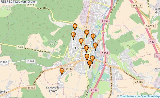plan RESPECT Louviers Associations RESPECT Louviers : 12 associations