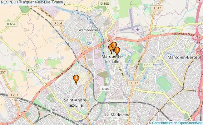 plan RESPECT Marquette-lez-Lille Associations RESPECT Marquette-lez-Lille : 6 associations