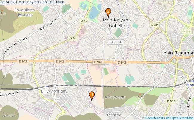 plan RESPECT Montigny-en-Gohelle Associations RESPECT Montigny-en-Gohelle : 3 associations