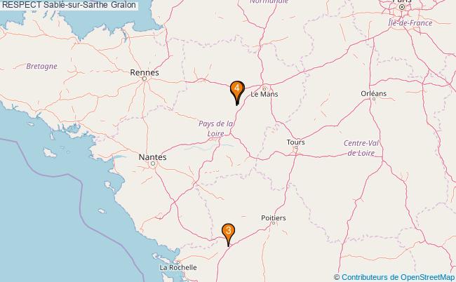 plan RESPECT Sablé-sur-Sarthe Associations RESPECT Sablé-sur-Sarthe : 6 associations