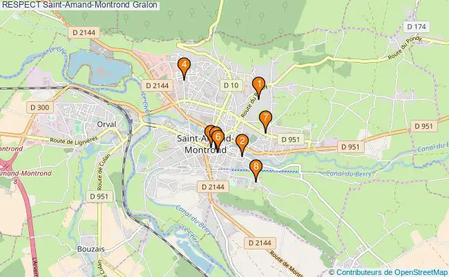plan RESPECT Saint-Amand-Montrond Associations RESPECT Saint-Amand-Montrond : 10 associations