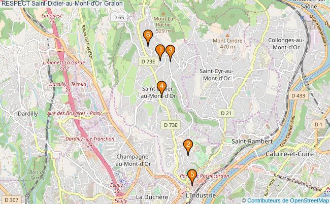 plan RESPECT Saint-Didier-au-Mont-d'Or Associations RESPECT Saint-Didier-au-Mont-d'Or : 8 associations