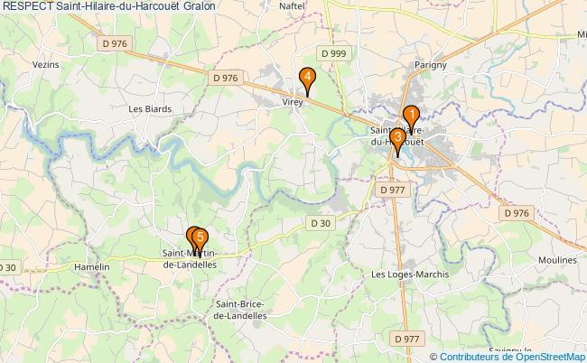 plan RESPECT Saint-Hilaire-du-Harcouët Associations RESPECT Saint-Hilaire-du-Harcouët : 5 associations