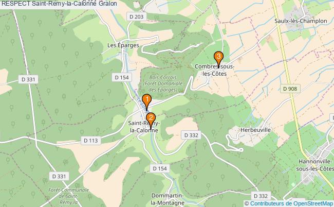 plan RESPECT Saint-Remy-la-Calonne Associations RESPECT Saint-Remy-la-Calonne : 3 associations