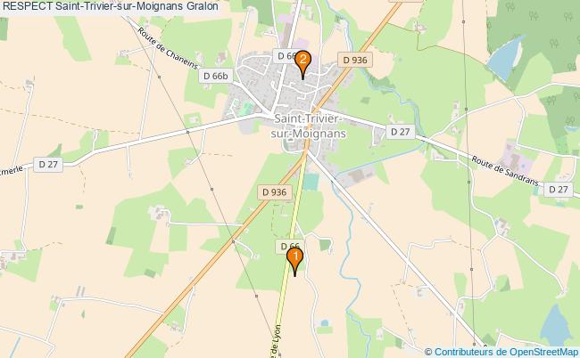 plan RESPECT Saint-Trivier-sur-Moignans Associations RESPECT Saint-Trivier-sur-Moignans : 2 associations