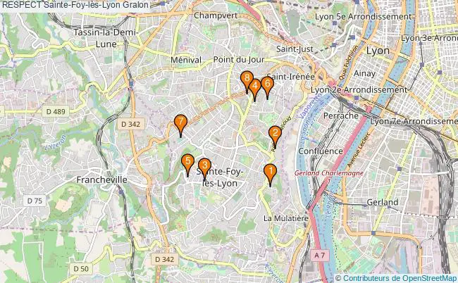 plan RESPECT Sainte-Foy-lès-Lyon Associations RESPECT Sainte-Foy-lès-Lyon : 11 associations