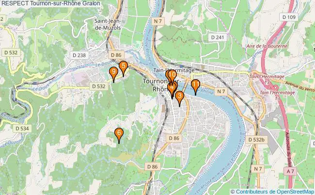 plan RESPECT Tournon-sur-Rhône Associations RESPECT Tournon-sur-Rhône : 11 associations
