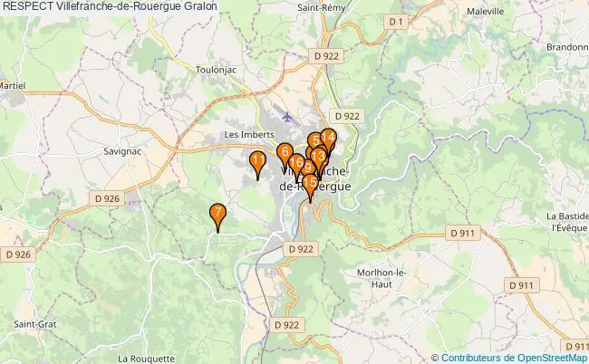plan RESPECT Villefranche-de-Rouergue Associations RESPECT Villefranche-de-Rouergue : 15 associations