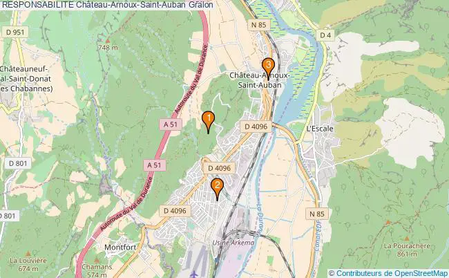 plan RESPONSABILITE Château-Arnoux-Saint-Auban Associations RESPONSABILITE Château-Arnoux-Saint-Auban : 2 associations