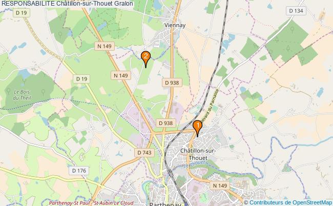 plan RESPONSABILITE Châtillon-sur-Thouet Associations RESPONSABILITE Châtillon-sur-Thouet : 2 associations