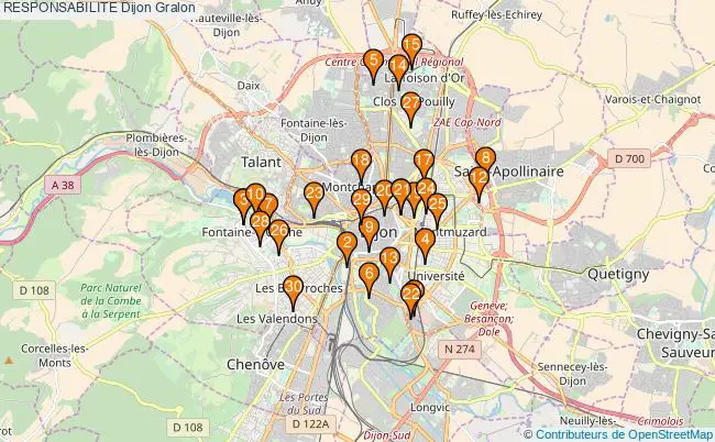 plan RESPONSABILITE Dijon Associations RESPONSABILITE Dijon : 35 associations