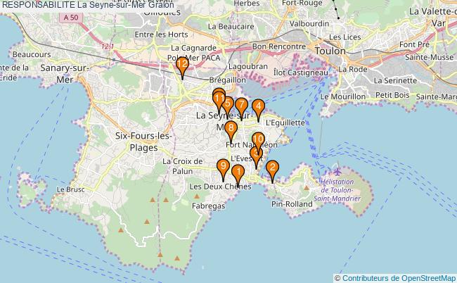 plan RESPONSABILITE La Seyne-sur-Mer Associations RESPONSABILITE La Seyne-sur-Mer : 11 associations