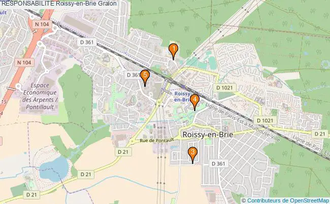 plan RESPONSABILITE Roissy-en-Brie Associations RESPONSABILITE Roissy-en-Brie : 6 associations