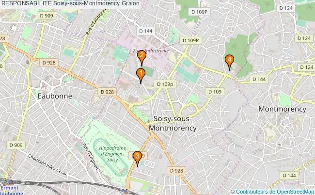 plan RESPONSABILITE Soisy-sous-Montmorency Associations RESPONSABILITE Soisy-sous-Montmorency : 4 associations