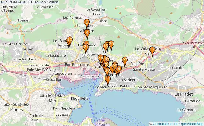 plan RESPONSABILITE Toulon Associations RESPONSABILITE Toulon : 39 associations