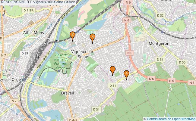 plan RESPONSABILITE Vigneux-sur-Seine Associations RESPONSABILITE Vigneux-sur-Seine : 6 associations