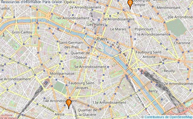 plan Ressources d'information Paris Associations ressources d'information Paris : 3 associations