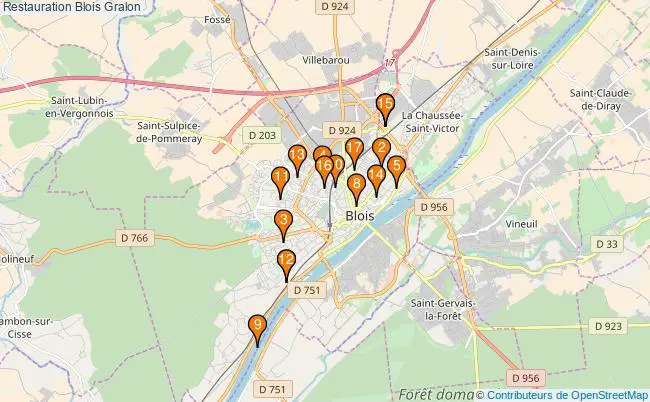 plan Restauration Blois Associations Restauration Blois : 18 associations