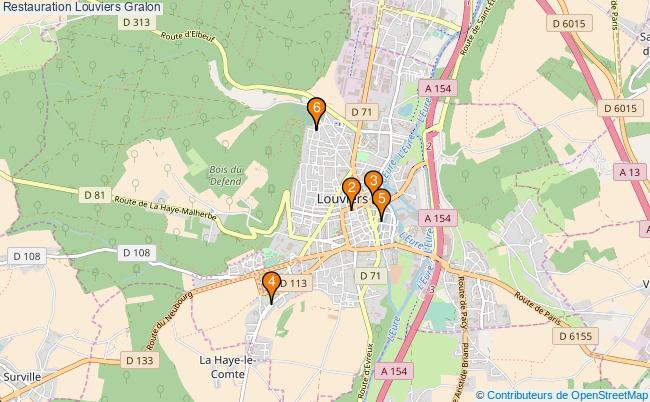 plan Restauration Louviers Associations Restauration Louviers : 6 associations