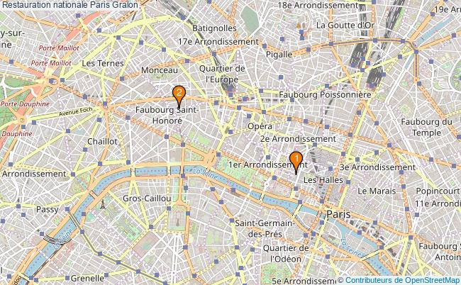 plan Restauration nationale Paris Associations Restauration nationale Paris : 5 associations