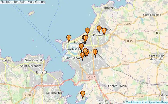 plan Restauration Saint-Malo Associations Restauration Saint-Malo : 15 associations
