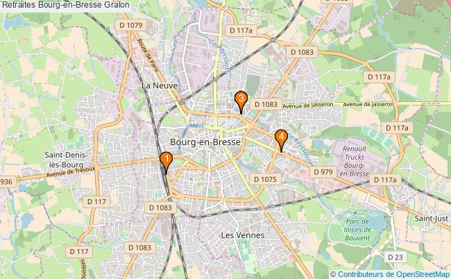plan Retraites Bourg-en-Bresse Associations retraites Bourg-en-Bresse : 6 associations