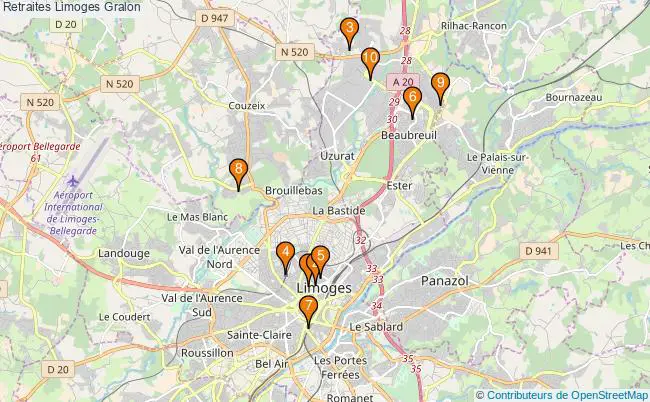 plan Retraites Limoges Associations retraites Limoges : 13 associations