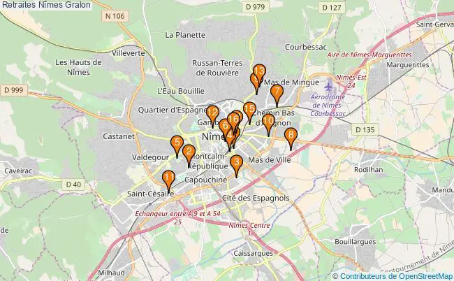 plan Retraites Nîmes Associations retraites Nîmes : 16 associations