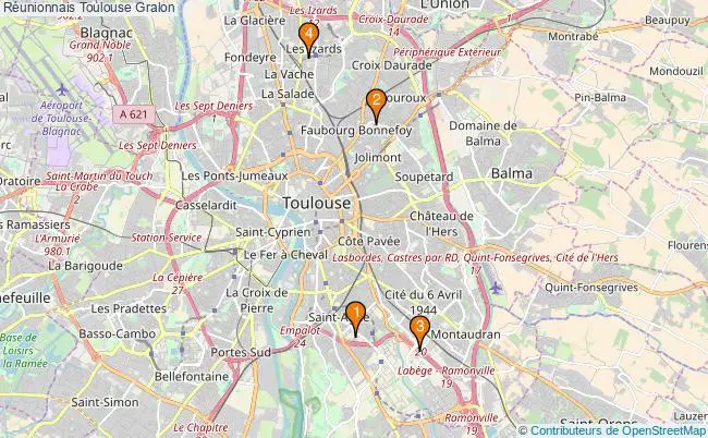 plan Réunionnais Toulouse Associations réunionnais Toulouse : 4 associations
