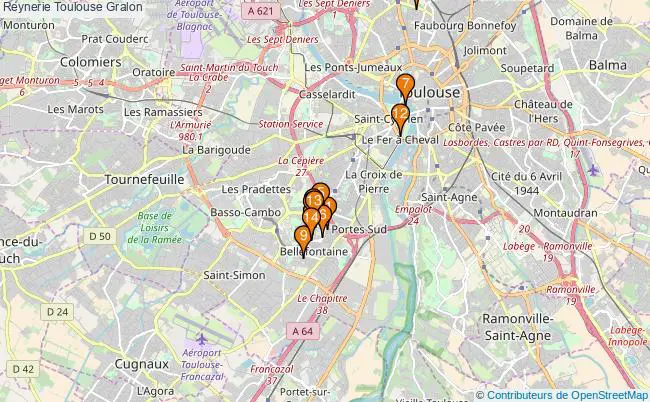 plan Reynerie Toulouse Associations Reynerie Toulouse : 14 associations