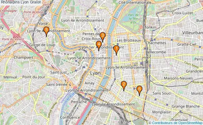 plan Rhônalpins Lyon Associations rhônalpins Lyon : 6 associations