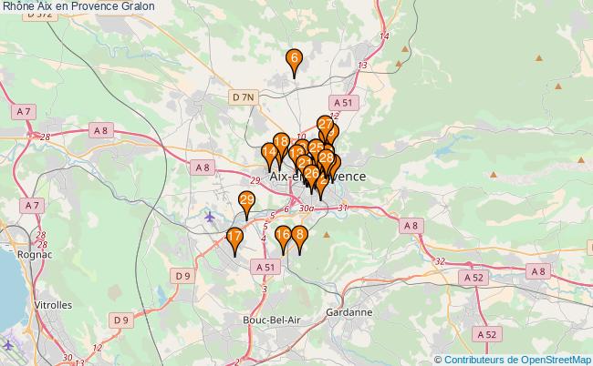plan Rhône Aix en Provence Associations Rhône Aix en Provence : 29 associations