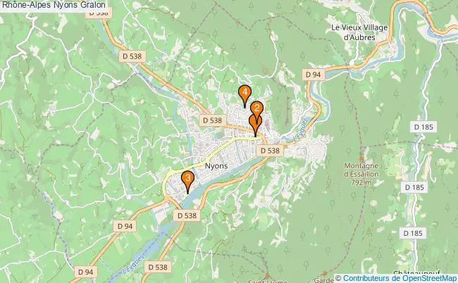 plan Rhône-Alpes Nyons Associations Rhône-Alpes Nyons : 3 associations