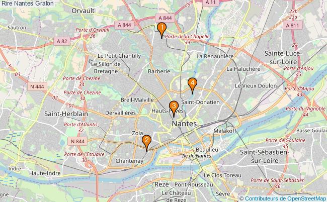 plan Rire Nantes Associations rire Nantes : 5 associations