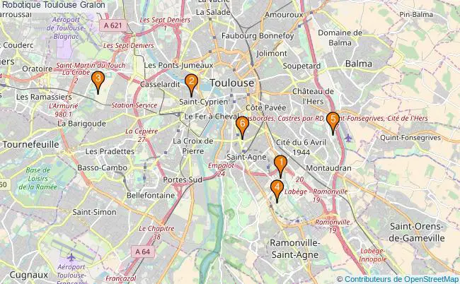 plan Robotique Toulouse Associations robotique Toulouse : 7 associations