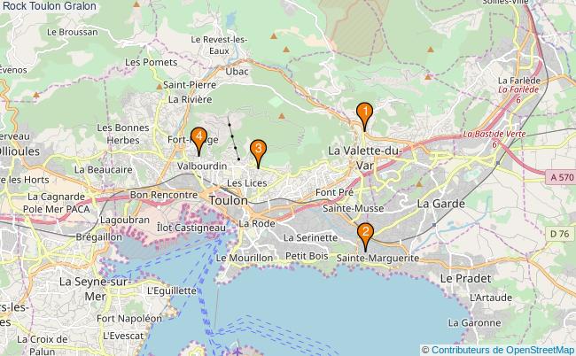 plan Rock Toulon Associations rock Toulon : 6 associations