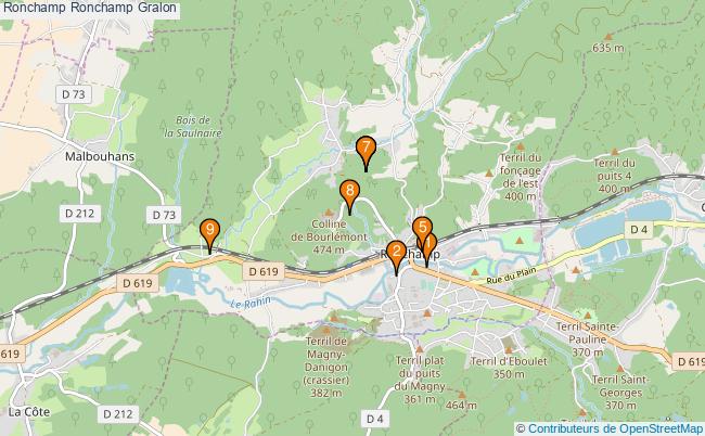 plan Ronchamp Ronchamp Associations Ronchamp Ronchamp : 7 associations