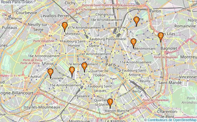 plan Rosés Paris Associations rosés Paris : 15 associations
