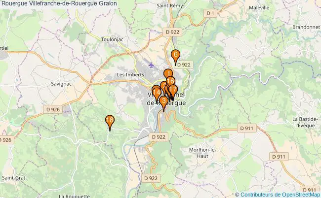 plan Rouergue Villefranche-de-Rouergue Associations Rouergue Villefranche-de-Rouergue : 23 associations