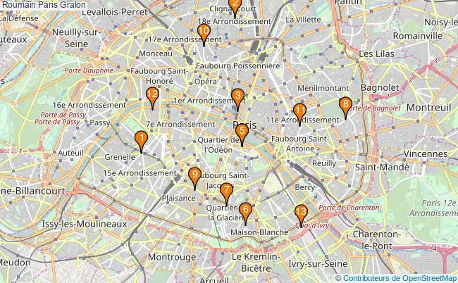 plan Roumain Paris Associations roumain Paris : 13 associations