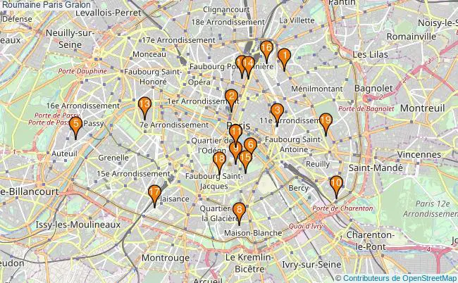 plan Roumaine Paris Associations roumaine Paris : 21 associations