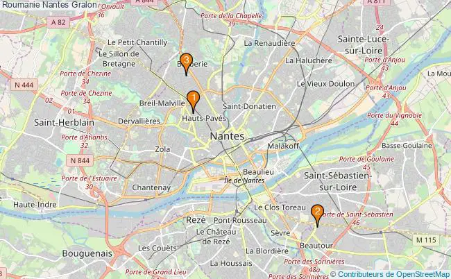 plan Roumanie Nantes Associations Roumanie Nantes : 3 associations