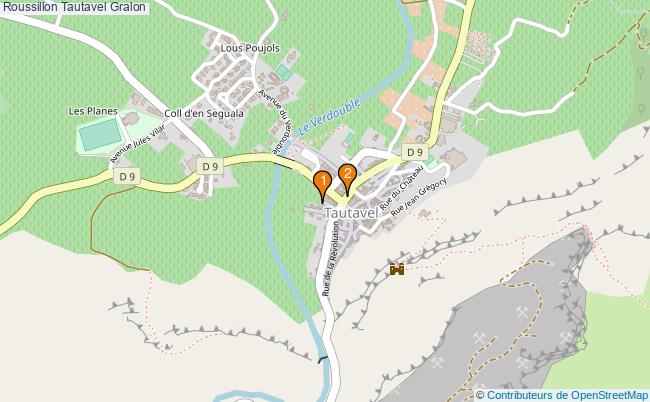 plan Roussillon Tautavel Associations Roussillon Tautavel : 3 associations