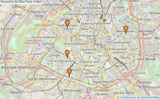 plan Royaume de Dieu Paris Associations royaume de Dieu Paris : 5 associations