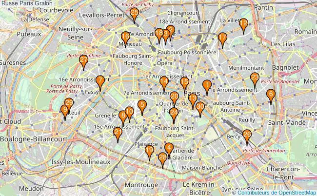 plan Russe Paris Associations russe Paris : 105 associations