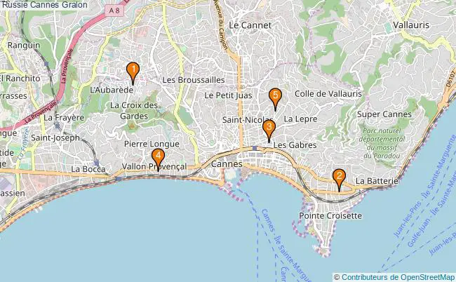 plan Russie Cannes Associations Russie Cannes : 5 associations